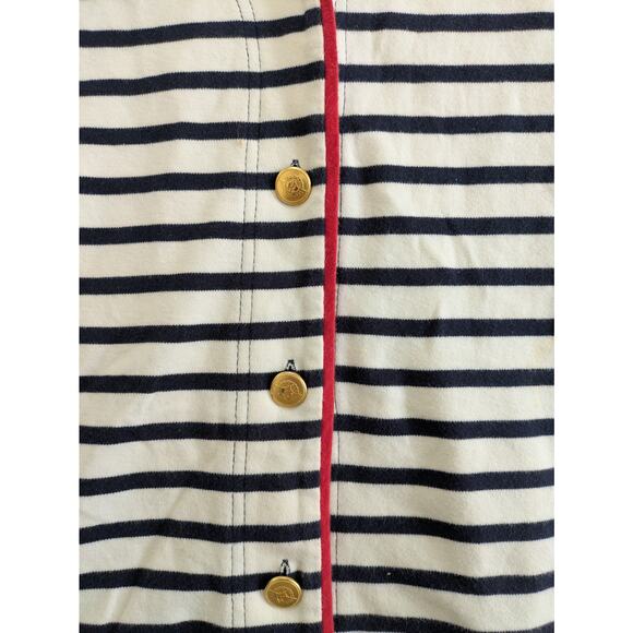 Dockers Cardigan Men’s 1X Black Vintage Golf Sweater with Blue Stripe V Neck - Picture 5 of 15